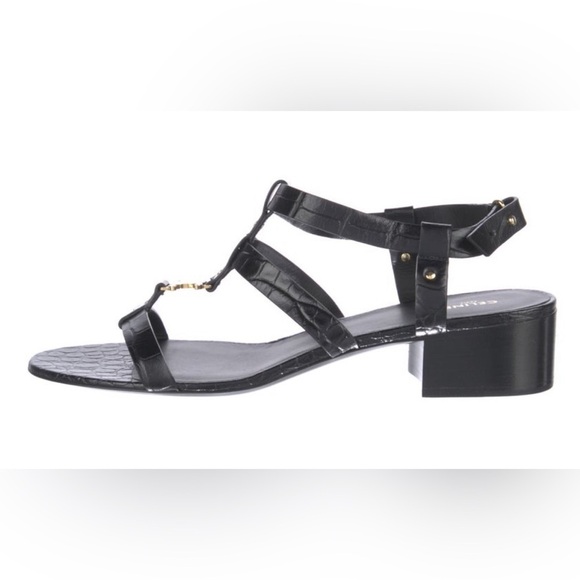 ⭐️⭐️HOSTPICK⭐️⭐️Celine sandals authentic.Blackcroc size 41.Worn once.box dustbag - Picture 3 of 8